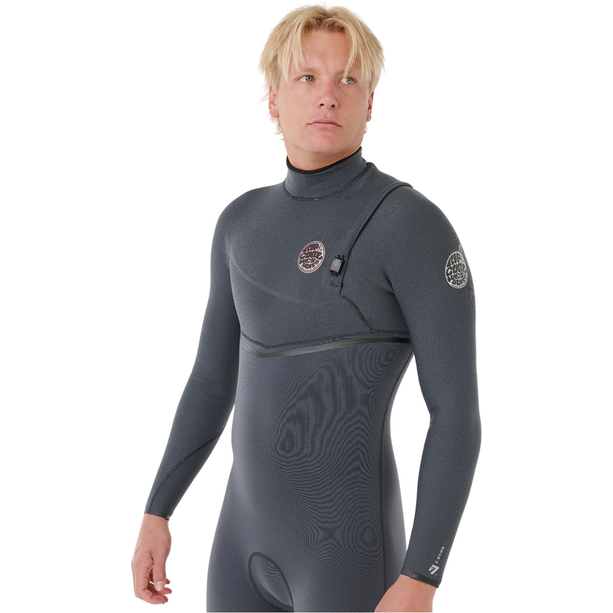 2026 Rip Curl Heren E-Bomb 5/3mm Ritssluiting-vrij Wetsuit 17KMFS - Iron